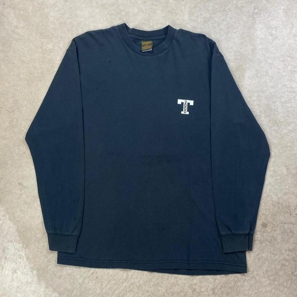 Vintage 2000 Timberland Long Sleeve Shirt Size Medium Black Unclaimed Territory